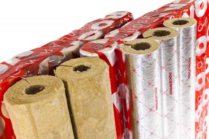 Цилиндры навивные кашированные фольгой Роквул 150 100х102